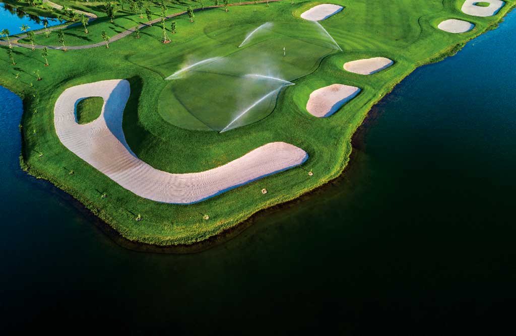 Riego en campos de golf